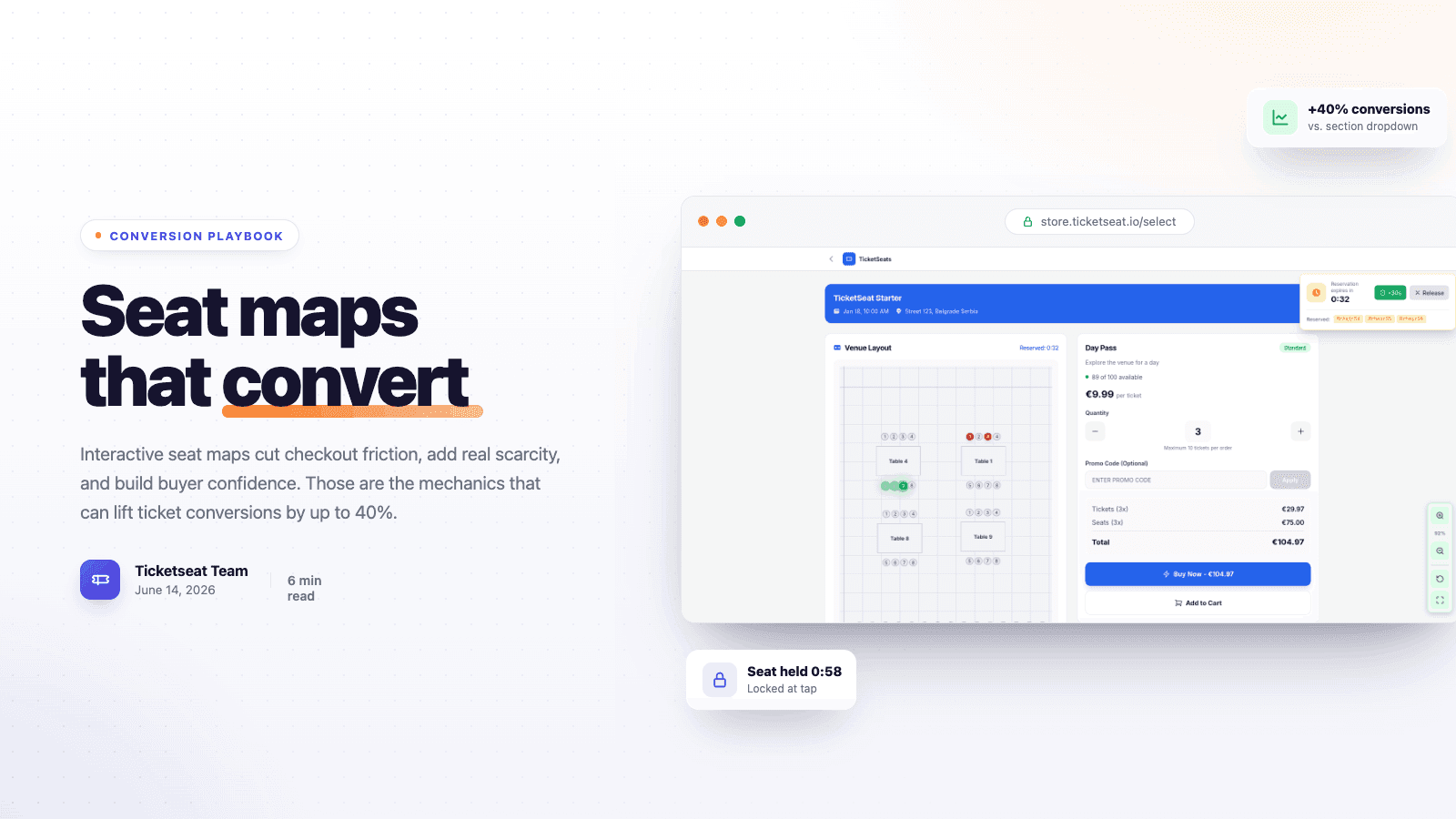 Interactive Seat Maps: Boost Conversions 40%