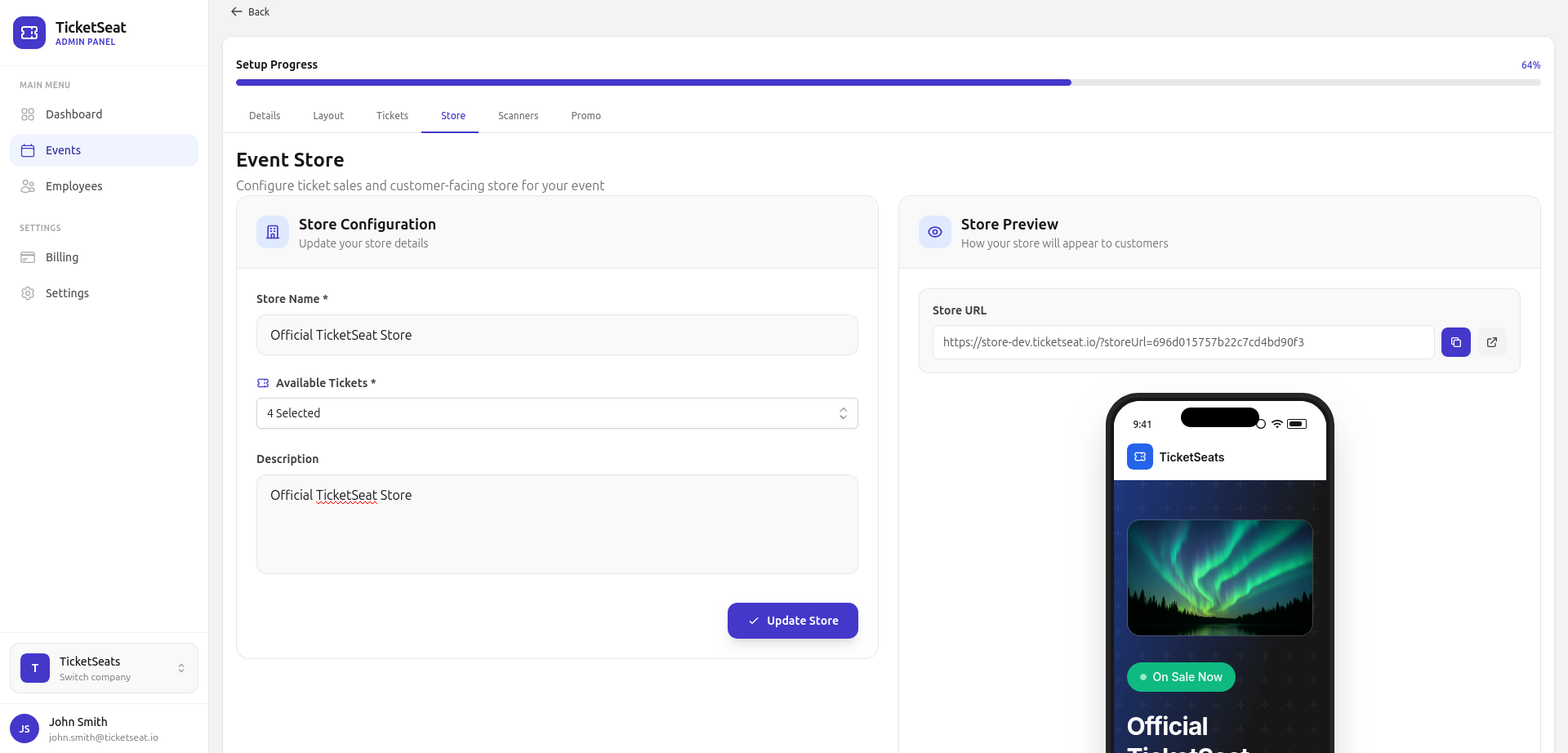 Integrating ticketing tools neatly with your email campaigns secures your checkout flows from end to end
